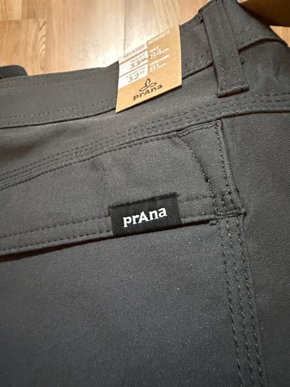 prAna Stretch Zion Pant - Water Repellent / Roll-up Hem - Grey - Picture 11 of 14